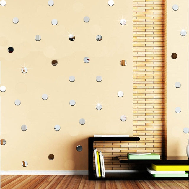 Hexagon Vinyl Acrylic Mirror Removable Wall Sticker - House of Nzuri Home  Decor